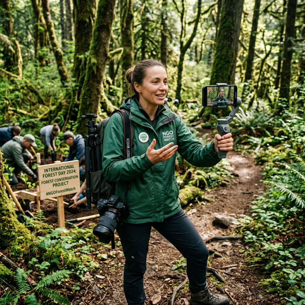 NGO Forest Conservation - StreamyCam Mobile Streaming